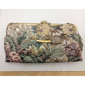 IOB vintage tapestry kiss lock wallet, House of Nash